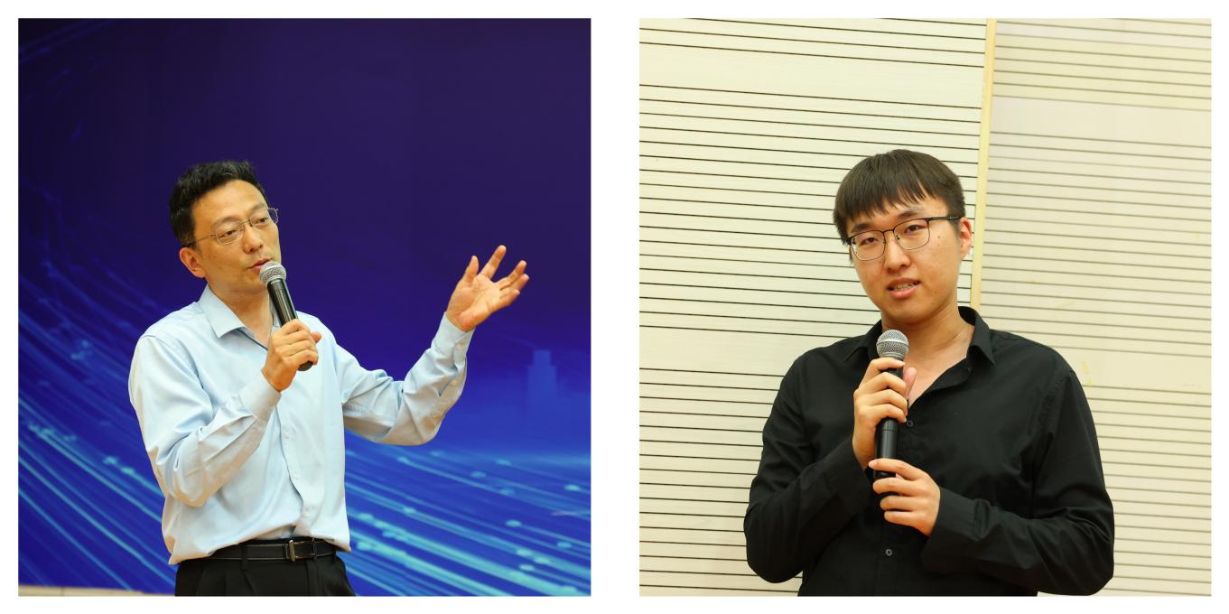 图16:阳光保险集团精算总监毛丹先生为员工答疑解惑